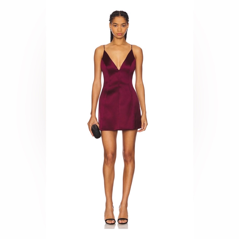 NWT Retrofete Giavanna Dress in Port Size Small